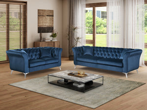 English Elm 102 Inch Linen Modular Sectional Sofa with Hidden Storage and Cloud Cushion Comfort W1099S00206