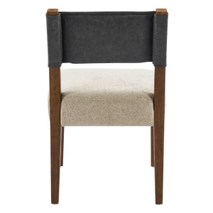 English Elm Mid-century Modern Linen Blend Dining Chairs Rubberwood Legs Sculptural Backrest Set of 2 Dark Gray,Oatmeal,Walnut N768P442393W