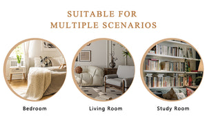 English Elm 2 Cube TV Stand with Modular L-Shaped Design, Adjustable 47–70" Length, Six Open Shelves, Durable MDF Burly Wood W3226P279109