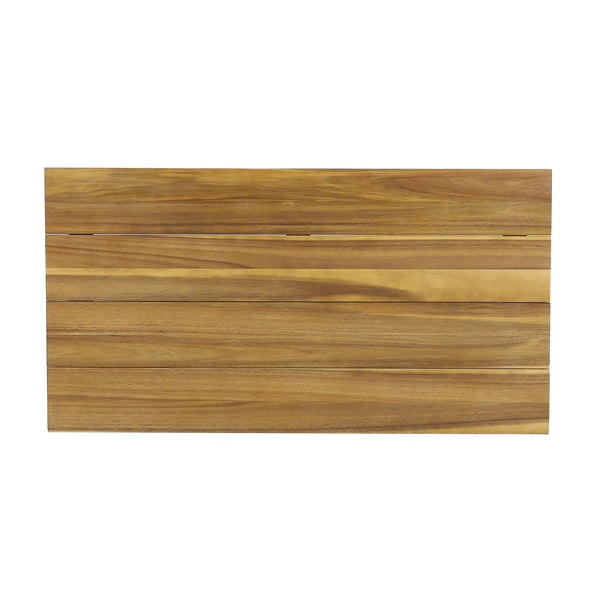 English Elm Christopher Knight Home® - 2 Outdoor Acacia Loveseat Set with Faux Rattan, Plush 6" Cushions & Slatted Coffee Table, Beige 71368.00