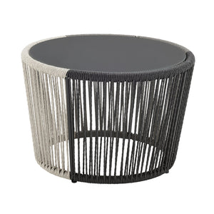 English Elm Ashland 5-Piece Outdoor Conversation Set with UV-Resistant Waterproof Fabric, Rustproof Steel Frame Cream B365P398240