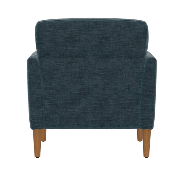 English Elm Wallace & Bay - Blue Accent Chair with Pacific Ocean Hue, Engineered Wood, Transitional Style, Easy-Care Comfort B2709P212531
