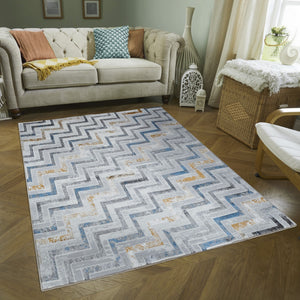 English Elm Nova Gc_Soh9005 7'10" X 9'10" Durable White Area Rug - Soft, Low-Profile Design For Any Home B186P181164