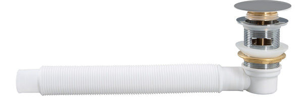 English Elm Solid Surface Bathtub Drain Pipe Set Matte Grey Finish for Modern Bathroom Design W1920P466283