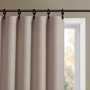 English Elm 2-pk 52x108 Inch Total Blackout Curtain Panels Noise Reducing Bedroom Theater Linen B035P496614