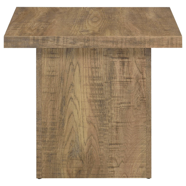 English Elm Exeter Mango Square 3-Piece Coffee Table Set - Rustic Modern Design For Stylish Living Spaces B062S01323