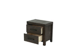 English Elm Bedroom Furniture Simple Nightstand Drawers Bed Side Table Solidwood