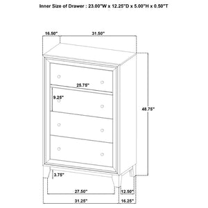 English Elm Anza Queen Bedroom Set with Taupe Upholstered Headboard and Walnut Finish Storage B062S01691