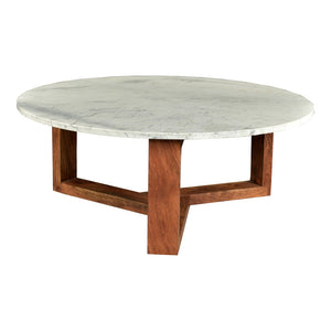 English Elm Jinxx Square Marble Top Coffee Table Solid Acacia Base Natural Veining Living Room B2769P498411