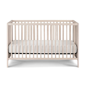 English Elm Pixie Finn 3-in-1 Crib Washed Natural — Convertible Daybed/Toddler Bed, Solid Wood, 3 Heights, Low Profile B022P204875