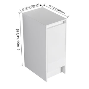 English Elm 60 Inch Freestanding Bathroom Vanity With Modern Resin Sink, Soft-Close Doors & Ample Storage Space W999S00299