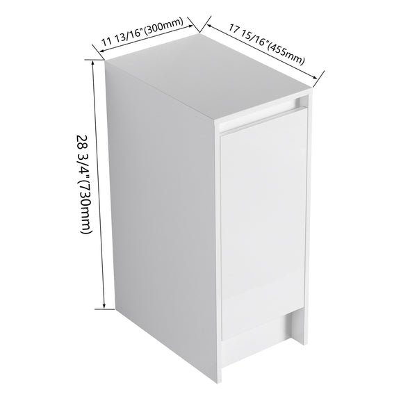 English Elm 60 Inch Freestanding Bathroom Vanity With Modern Resin Sink, Soft-Close Doors & Ample Storage Space W999S00299