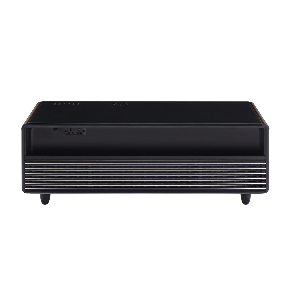 English Elm Modern Smart Coffee Table with Built-in Dual Fridge, Bluetooth Speakers, 15W Wireless Charge, RGB Lights Brown+Black W1172P320210