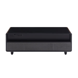 English Elm Modern Smart Coffee Table with Built-in Dual Fridge, Bluetooth Speakers, 15W Wireless Charge, RGB Lights Brown+Black W1172P320210