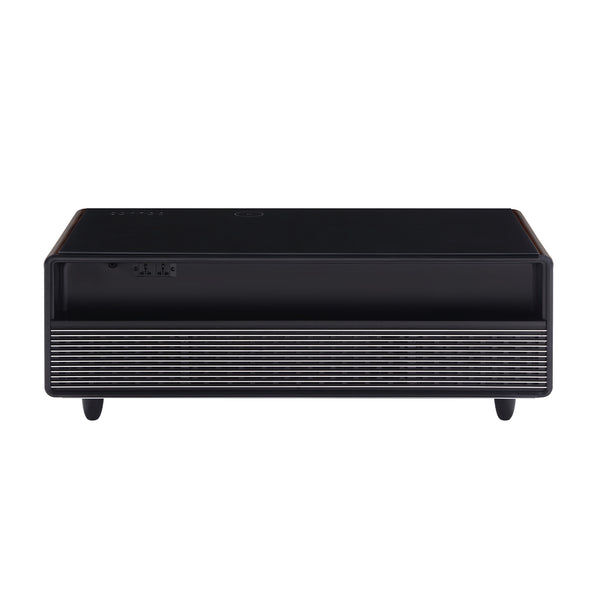 English Elm Modern Smart Coffee Table with Built-in Dual Fridge, Bluetooth Speakers, 15W Wireless Charge, RGB Lights Brown+Black W1172P320210