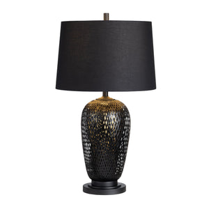 Crestview Collection 31.75"H Elegant Rattan Table Lamp With Woven Design, Tapered Shade, And 3-way Socket For Versatility   Cvnam772a