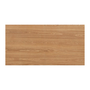 English Elm Christopher Knight Home® - 69 69 INCHES DINING TABLE - Sleek Solid Wood & MDF Rectangular Table with U-Shaped Trestle Base, Seats 6 Natural N771P256927Q