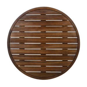 English Elm Outdoor Acacia Wood Loveseat Set with Rope Woven Panels and Matching Coffee Table Beige,Dark Brown N768P408131D