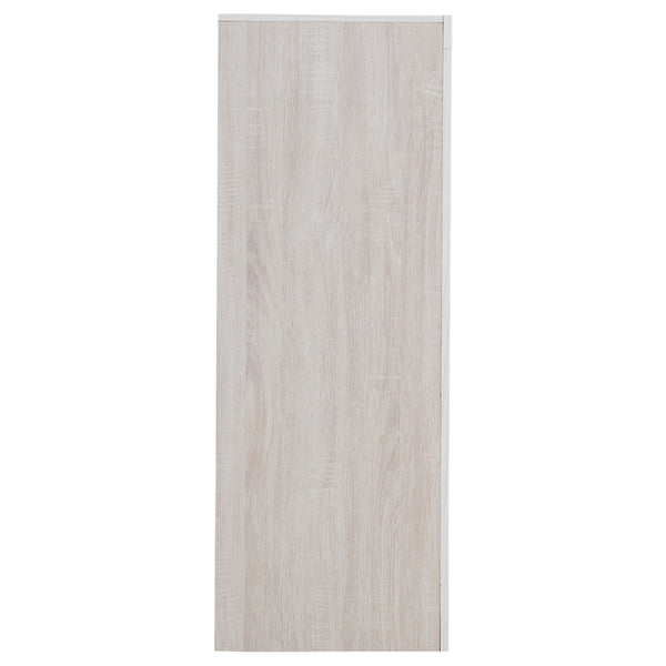 English Elm Geary Coastal White 4-Drawer Chest Dresser — Airy Coastal Finish, Spacious Storage, Classic Pull Handles B062P331059