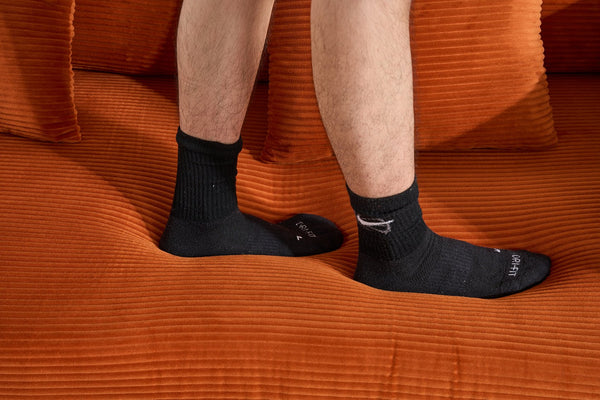 English Elm Convertible Sleeper Sofa Bed Corduroy 4-in-1 Folding Floor Couch with 35D Sponge Support and No-Assembly Orange W3434P378559