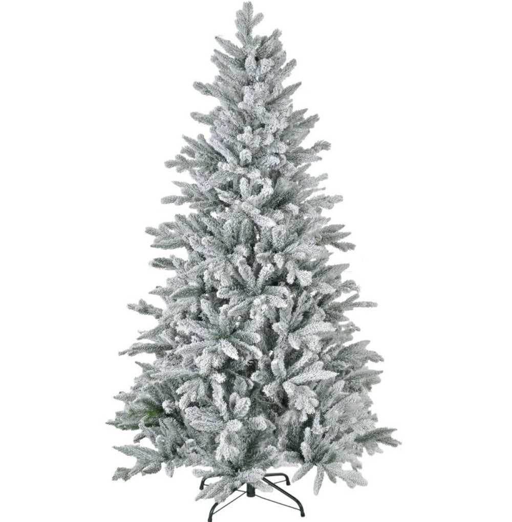 English Elm Christmas Pink Spruce Artificial Tree with 800 Pvc Tips Flame Retardant Holiday Decor T3971P415460
