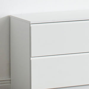 English Elm Devi White Wood Closet System - Durable Melamine Construction, Clean Modern Finish, Easy Assembly, Ample Storage Space B040P311951