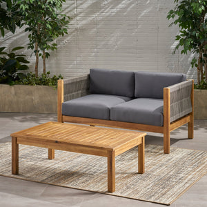 English Elm Christopher Knight Home® - Laurel Elegant 4-Seater Outdoor Chat Set With Loveseat, Club Chairs & Versatile Coffee Table 65439.00GRY-2_66338.00GRY