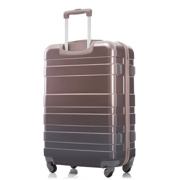 English Elm Luggage Sets 3 Piece Abs Hardshell Spinner Suitcase with Tsa Lock Lightweight Travel N726P203164G