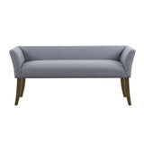 Madison Park Welburn Transitional Accent Bench MP105-0827 Slate Blue