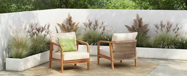 English Elm Christopher Knight Home® - [Set Of 2] 28" Comfortable Outdoor Lounge Chairs With Woven Backrest And Plush Cushions For Relaxation N767P255015T_2