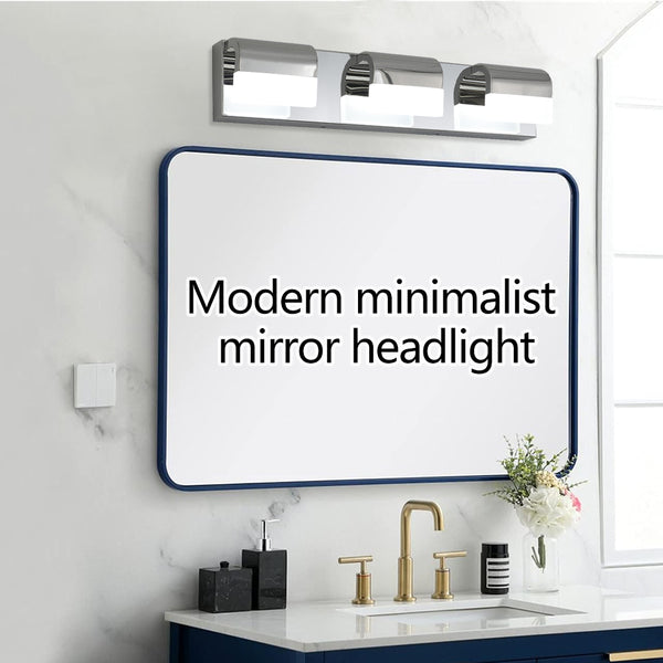 English Elm Bathroom Vanity Lighting - Modern 3-Light Led Fixture For Bright, Energy-Efficient Bathroom Illumination W2312P374898