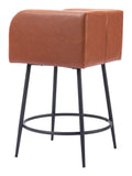 Horbat Counter Stool - Set of 2 Brown 109946 Zuo Modern