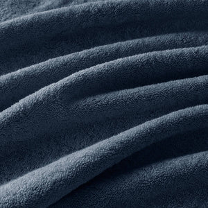 JLA Home Madison Park Signature - Ultra-Soft Spa Cotton Towels Set — 800 GSM Plush, Oeko-Tex Certified, Antimicrobial, Ultra Absorbent Slate Blue MPS73-460