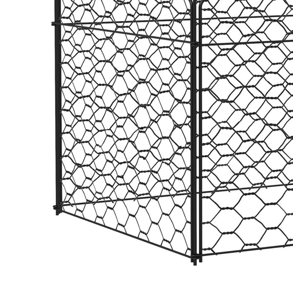 English Elm Outsunny Garden Chicken Wire Cloches, 4 Pack Metal Crop Cages For Plant Protection, Black Finish W2225P174503-GIGA