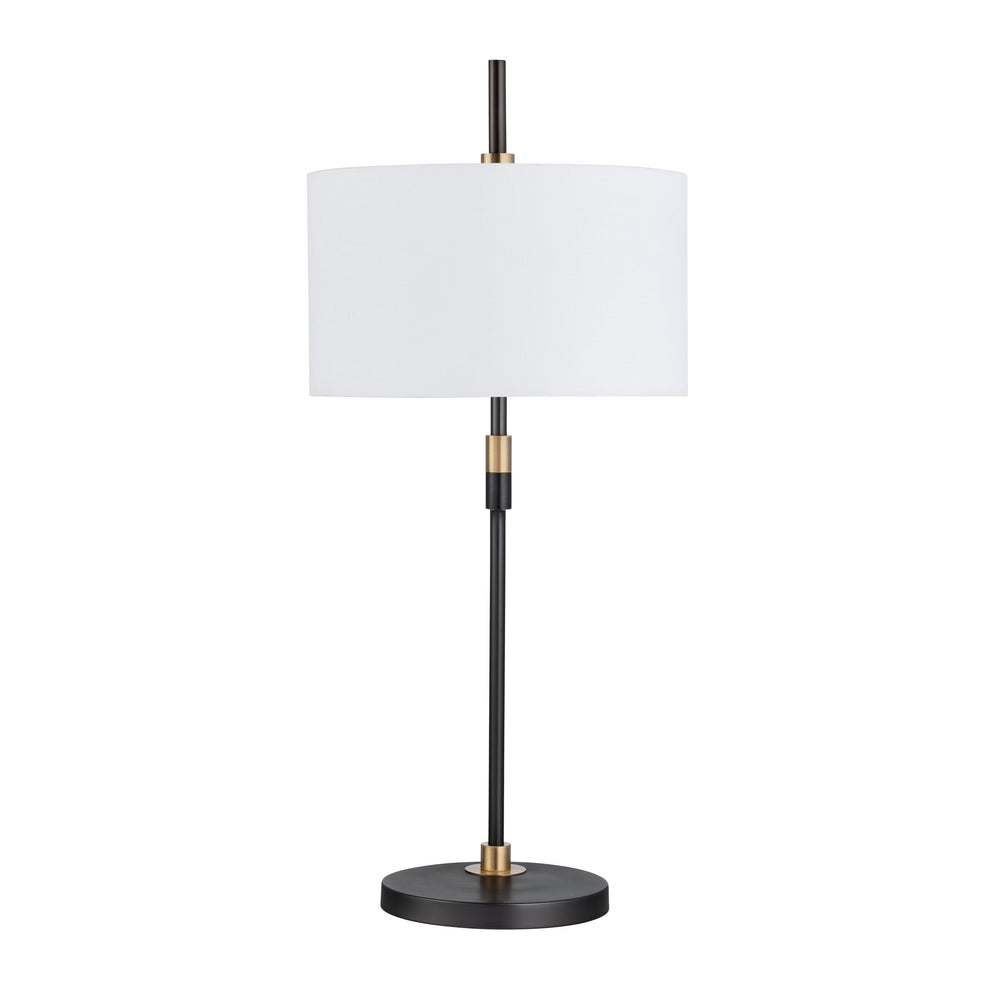 Crestview Collection 31.25"H Minimalist Metal Table Lamp With Elegant Shade, Gold Accents & 150w Bulb Capacity For Modern Spaces   Cvaer2330