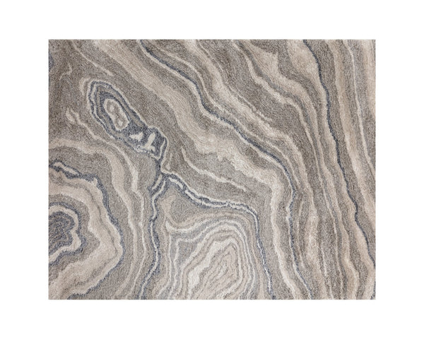 Sunpan Loretto Hand-Tufted Wool-Blend Rug with Unique Geode Patterns by Skilled Indian Artisans - Elegant Home Decor 8' X 10'