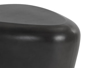 Sunpan CORVO Side Table - Contemporary Black Accent Table for Modern Living Spaces, Versatile & Stylish 108491