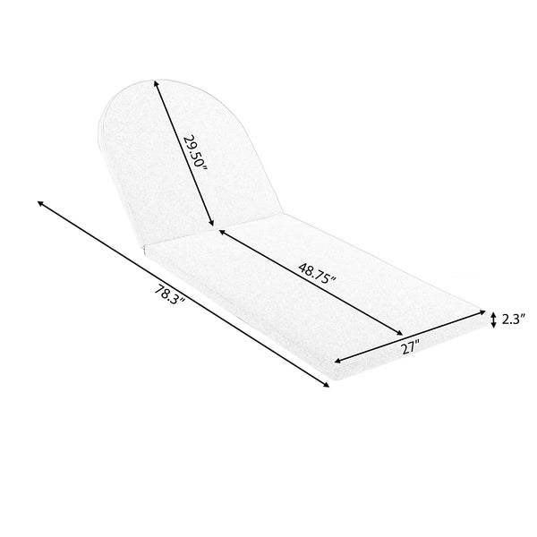 English Elm Christopher Knight Home® - Outdoor Chaise Lounge Cushion Set Of 2 – Beige Waterproof Cushions For Pool, Patio, Garden Comfort N770P298696B002