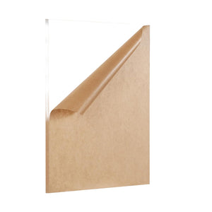 English Elm 36 in Square Clear Acrylic Sheet Uv Stabilized Impact Resistant Diy Panel T3656P337866