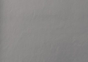 English Elm Bed, Twin Upholstered Headboard In Grey Faux Leather, Button-Tufted Design For Stylish Bedrooms B2710P219550