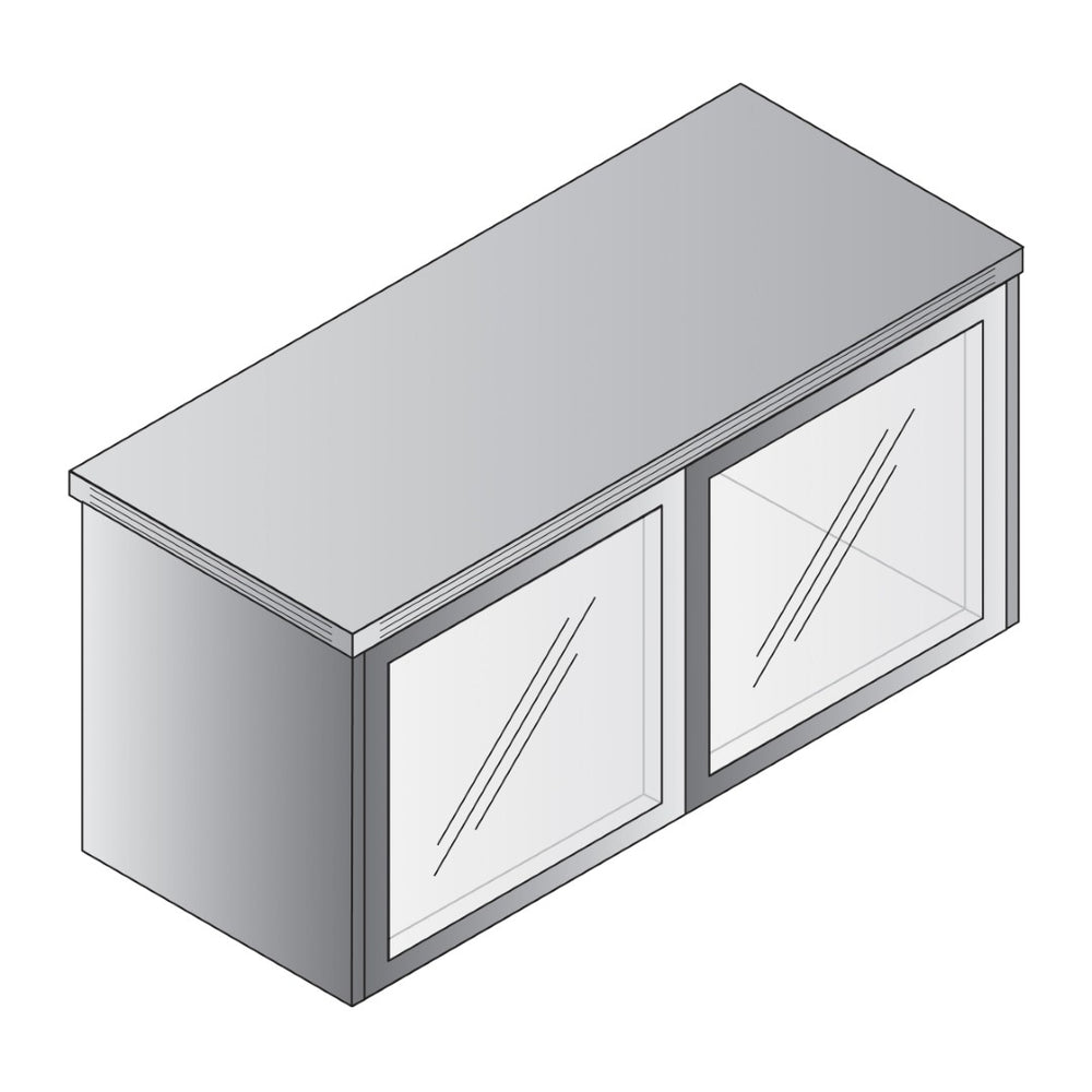 OSP Home Furnishings Wall-mount Floating Shelf Unit Open Storage Engineered Wood for Entryway or Office NAP-WM36H-MAH