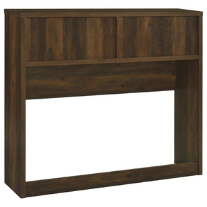 English Elm Geary Full Bedroom Set with Bookcase Headboard Usb Charging Nightstands Matte Finish Dark Brown B062S01696