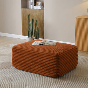 English Elm 105'' Modular Cloud Sectional with Deep Seat Corduroy Upholstery for Living Room W1117S00349