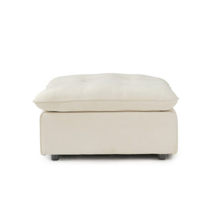 English Elm Sky Cloud Deluxe Adjustable Velvet Sectional Sofa - Cozy L-Shaped 4-Seater For Modern Living Spaces B341S00027-GIGA