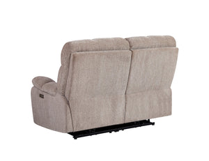 English Elm Liyasi Dual OKIN Motor Power Recliner Sofa 2-Seater with Infinite Position Lock, 300lb Capacity, Modular W820S00061