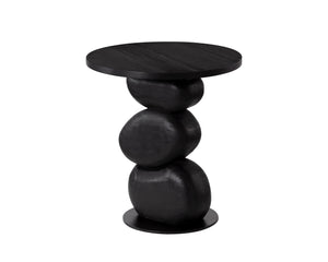 Sunpan Paplo End Table - Stylish Modern Design, Durable Wood Construction, Perfect for Any Living Space Black