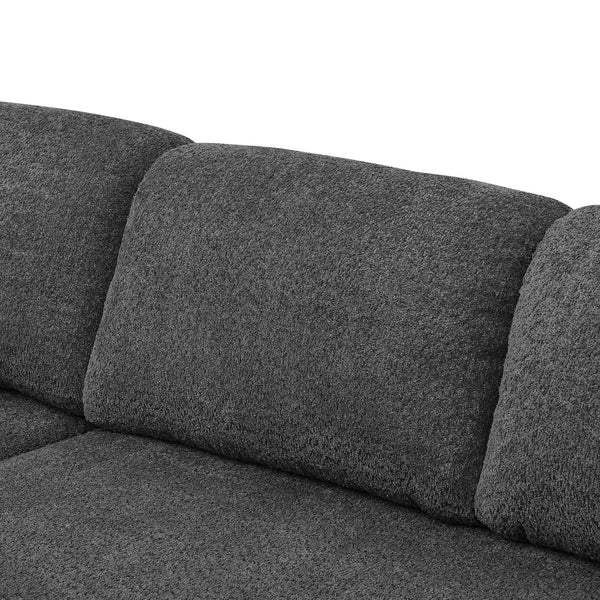 English Elm Convertible Sofa Bed – Stylish 3-In-1 Sectional With Storage For Modern Living Spaces & Guests B343S00025