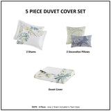 Harbor House Lorelai Coastal Cotton Printed 5 Piece Duvet Cover Set HH12-1623 Multi