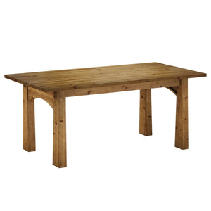 English Elm Executive Home Office Desk with Warm Wood Grain Finish and Spacious 63 Inch Worksurface T3971P460580