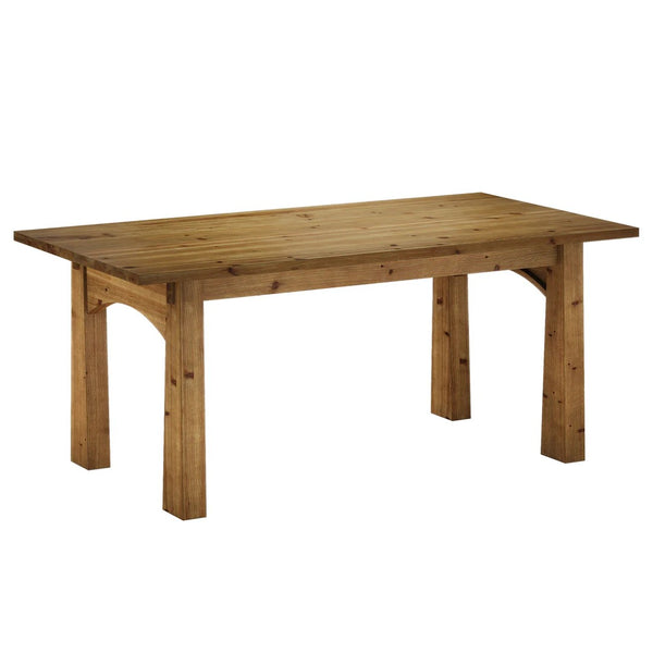English Elm Executive Home Office Desk with Warm Wood Grain Finish and Spacious 63 Inch Worksurface T3971P460580